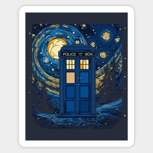 Tardis Travels Sticker